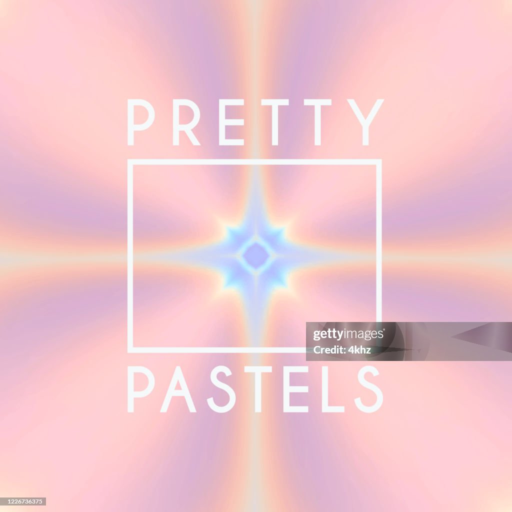 PASTEL COLOR BRIGHT PINK GLOWING STAR SHAPE LIQUID MOTION ABSTRACT BACKGROUND