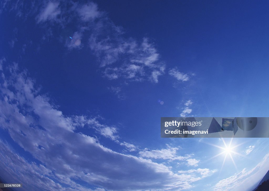 Blue sky and Sunshine