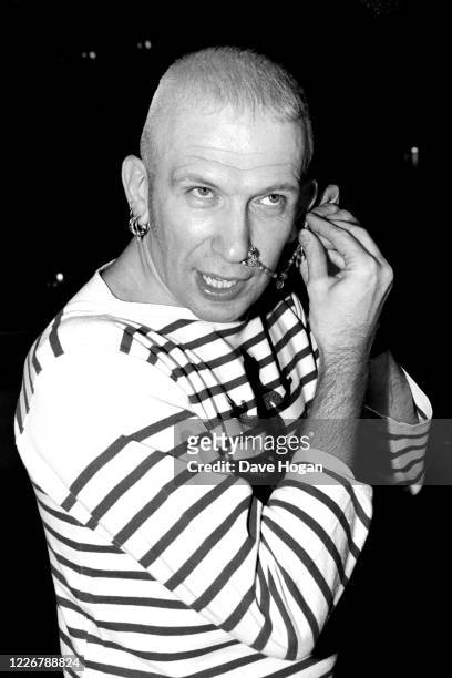 Jean Paul Gaultier during the Brit Awards after party on February 14th 1994