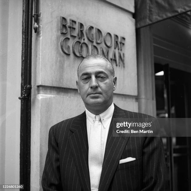 Andrew Goodman , head of Bergdorf Goodman, July 6, 1956.