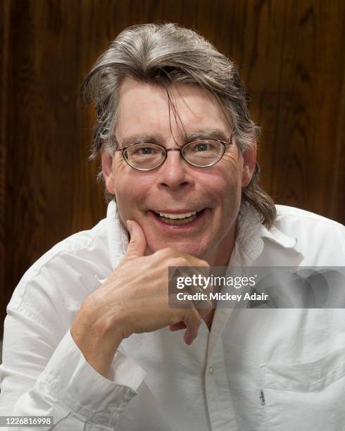 February 26: Author Stephen King poses for a portrait on February 26, 2006 in Tallahassee, Florida.