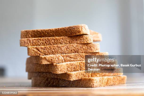 slices of wholemeal bread - preserving stock pictures, royalty-free photos & images