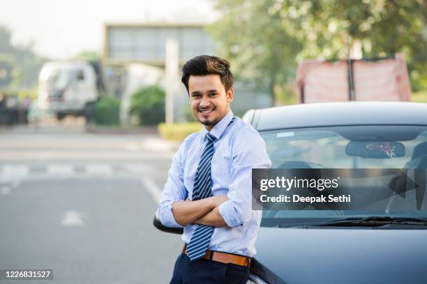 young indian businessman - stock images - indian ethnicity man car stock pictures, royalty-free photos & images