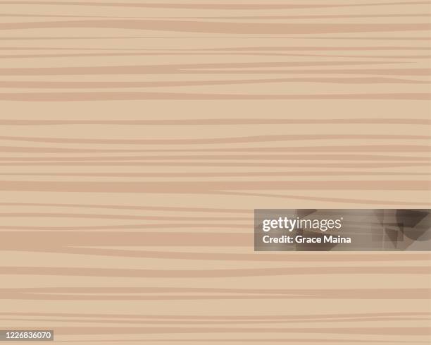 nahtloses sich wiederholendes muster von schlichten hellbraunen holz textur hintergrundvektor - cedar tree stock-grafiken, -clipart, -cartoons und -symbole