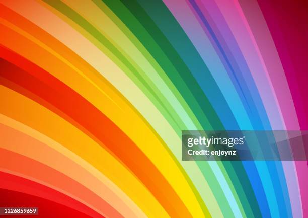 明るい抽象的な虹の背景 - 自慢点のイラスト素材／クリップアート素材／マンガ素材／アイコン素材