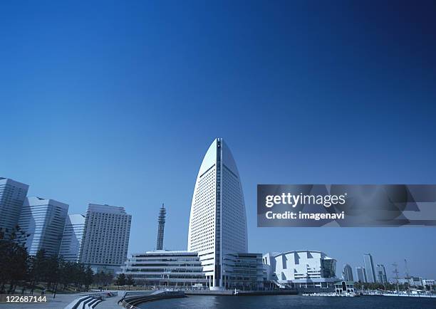 hotel - minato mirai stockfoto's en -beelden