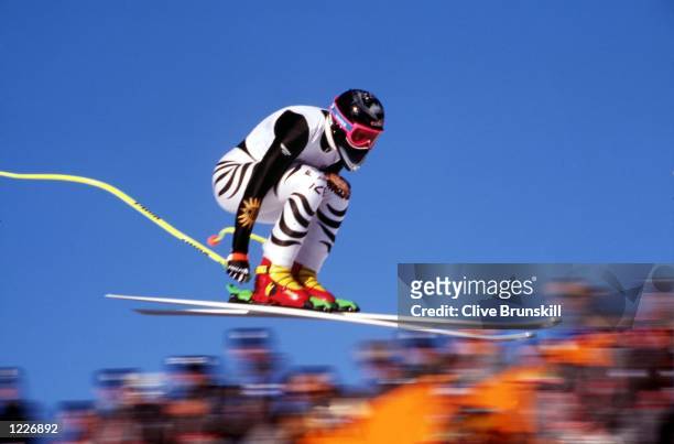 S ALPINE COMBINED DOWNHILL AT THE 1994 LILLEHAMMER WINTER OLYMPICS. Mandatory Credit: Clive Brunskill/ALLSPORT