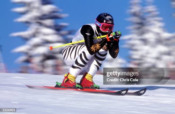 S SUPER GIANT SLALOM AT THE 1994 LILLEHAMMER WINTER OLYMPICS. Mandatory Credit: Chris Cole/ALLSPORT