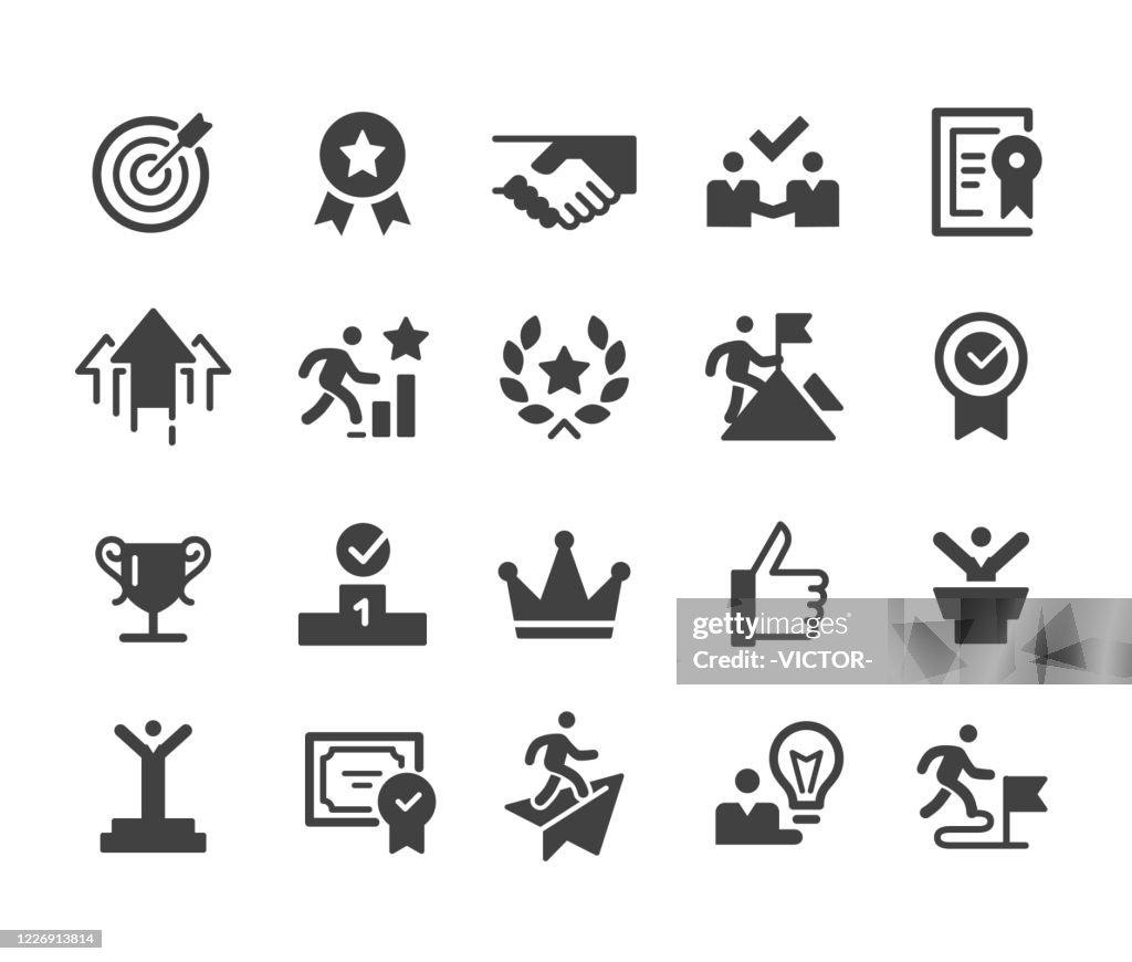 Success and Motivation Icons - Classic Series