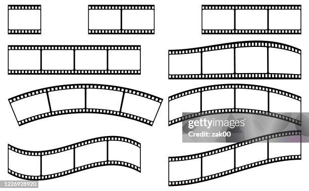 film strip stock - film industry stock illustrations