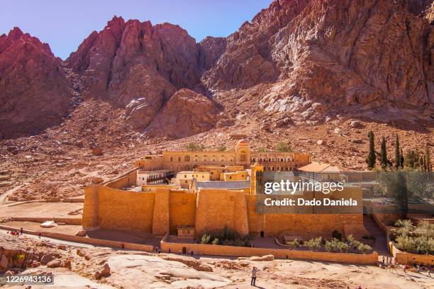 saint catherine monastery - st. catherine stock pictures, royalty-free photos & images