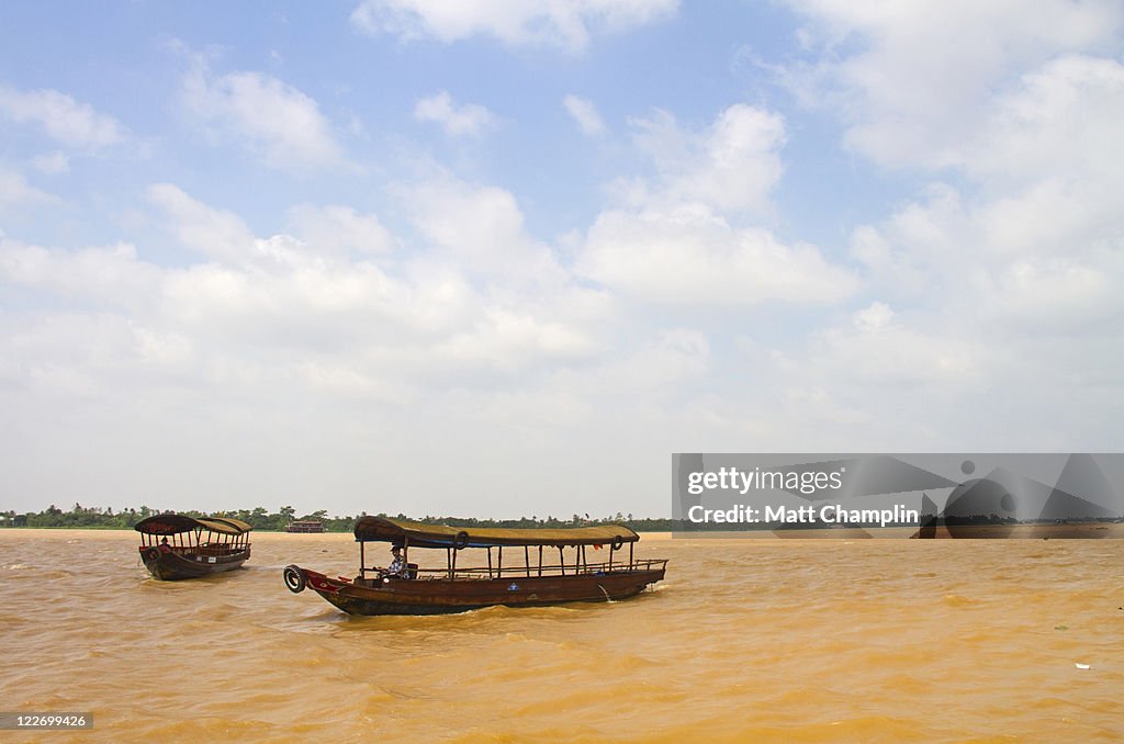 Mighty Mekong river boats
