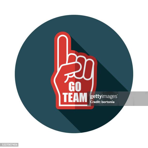 stockillustraties, clipart, cartoons en iconen met pictogramset foamhand - sports competition format