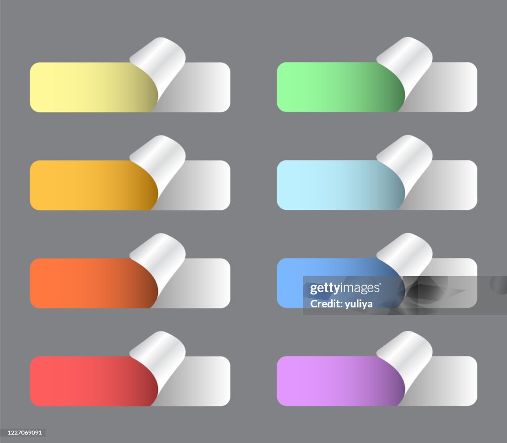 Infographic Stickers And Labels High-Res Vector Graphic - Getty Images
