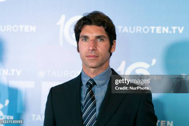 Bullfighter Cayetano Rivera Ordoñez during presentation Tauroten TV Chanel in Madrid, Spain, on July 14, 2020.