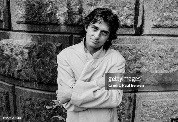 Portrait of British multi instrumentalist and composer Mike Oldfield, Amsterdam, Netherlands, 10th March 1993.