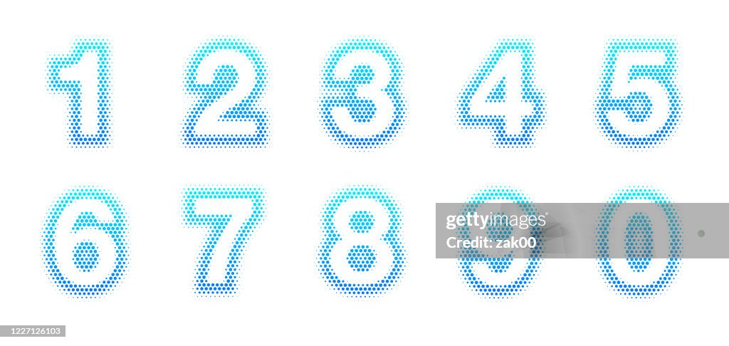 Halftone numbers
