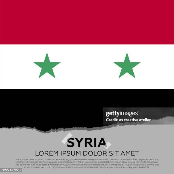 syrien-flagge hintergrund - syrian flag stock-grafiken, -clipart, -cartoons und -symbole