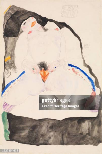 Observed in a Dream, 1911. Artist Egon Schiele.