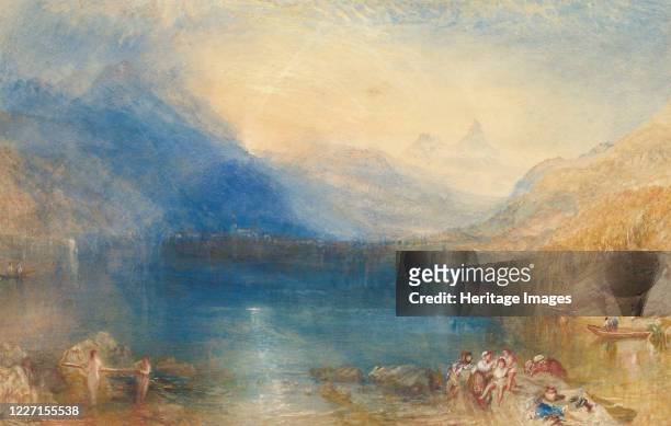 The Lake of Zug, 1843. Artist JMW Turner.