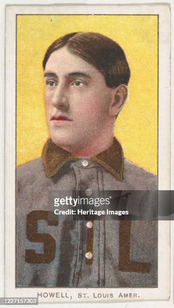 Howell, St. Louis, American League, from the White Border series for the American Tobacco Company, 1909-11. Artist American Tobacco Company.