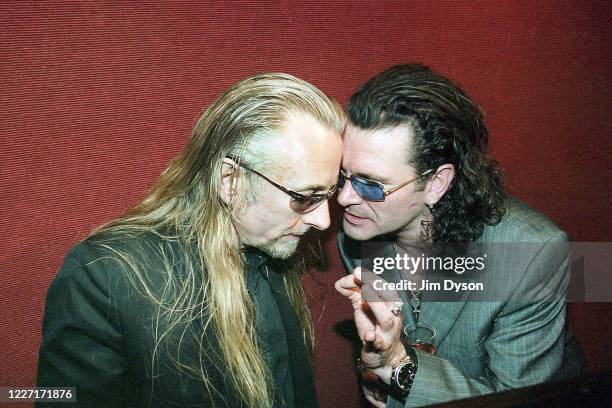 Guggi and Gavin Friday of the Virgin Prunes attend the launch of a book and CD recording of Sergei Prokofiev’s ‘Peter and the Wolf’, with music by...