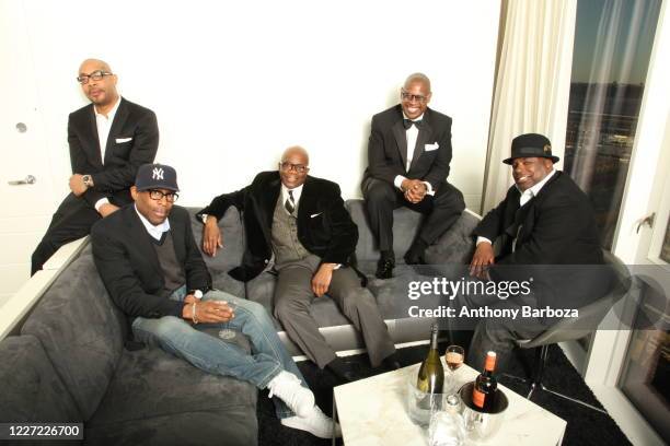 View of unidentified attendees at a reunion in honor of Andre Harrell at the Bryant Park Hotel, New York, New York, March 7, 2011. Harrell was the...