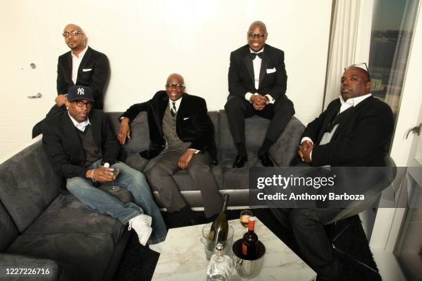 View of unidentified attendees at a reunion in honor of Andre Harrell at the Bryant Park Hotel, New York, New York, March 7, 2011. Harrell was the...