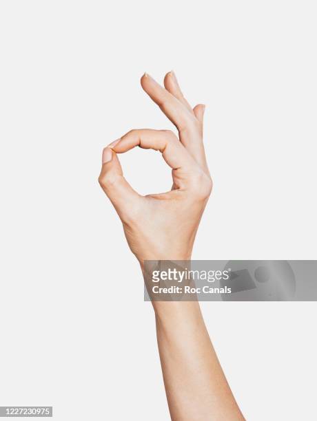 ok sign - limb body part stock pictures, royalty-free photos & images