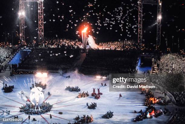 1994 Winter Olympics Opening Ceremony Photos and Premium High Res