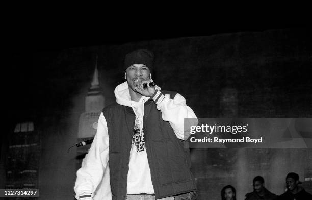 Rapper Common Sense performs at the Regal Theater in Chicago, Illinois in November 1992.