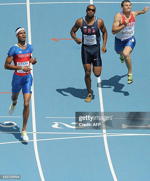 Culson Puerto Rico's Javier Culson, US athlete Angelo Taylor and Russia's ...