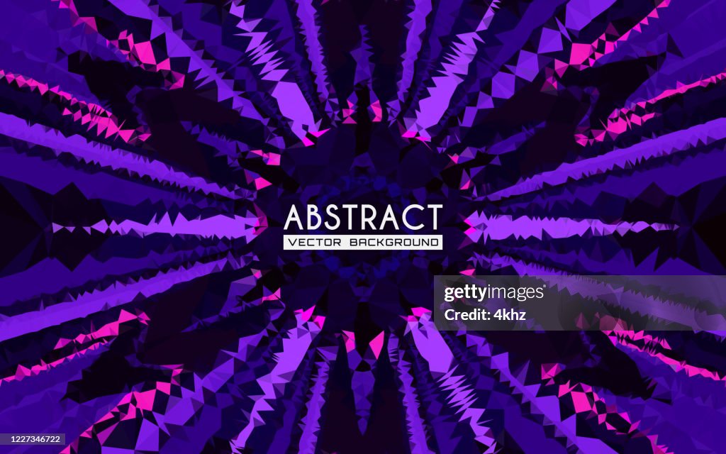 SYNTHWAVE EXPLOSIÓN PÚRPURA Y ROSA DARK ESTRELLA ABSTRACTA FONDO DE ARTE ABSTRACTO