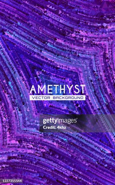 amethyst gemstone abstract graphic art background - amethyst background stock illustrations