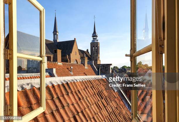 a room with a view, utrecht, the netherlands - utrecht stockfoto's en -beelden
