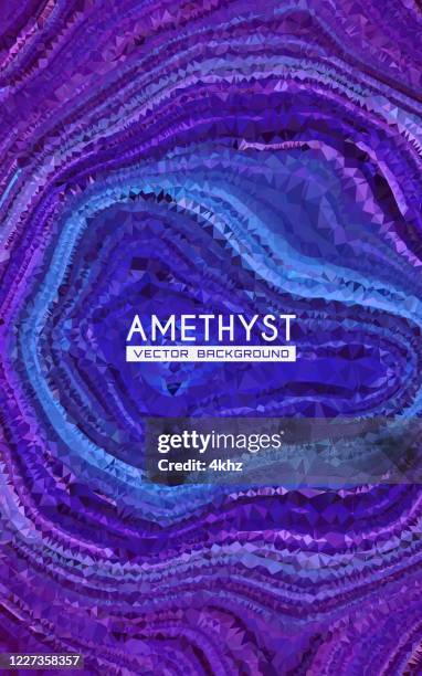 amethyst gemstone abstract graphic art background - amethyst background stock illustrations