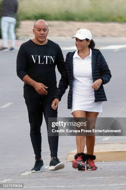 Aida Nizar is seen on May 17, 2020 in Madrid, Spain.