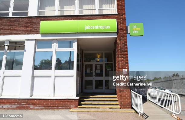 General view outside the Job Centre plus on May 21, 2020 in Aylesbury, United Kingdom . The British government has started easing the lockdown it...
