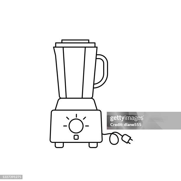 blender kitchen icon - liquidiser stock illustrations