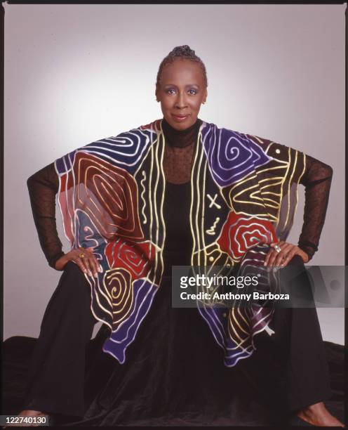Portrait of African American dancer and choreographer Judith Jameson, artistic director for the Alvin Ailey American Dance Theatre, New York, 1997.