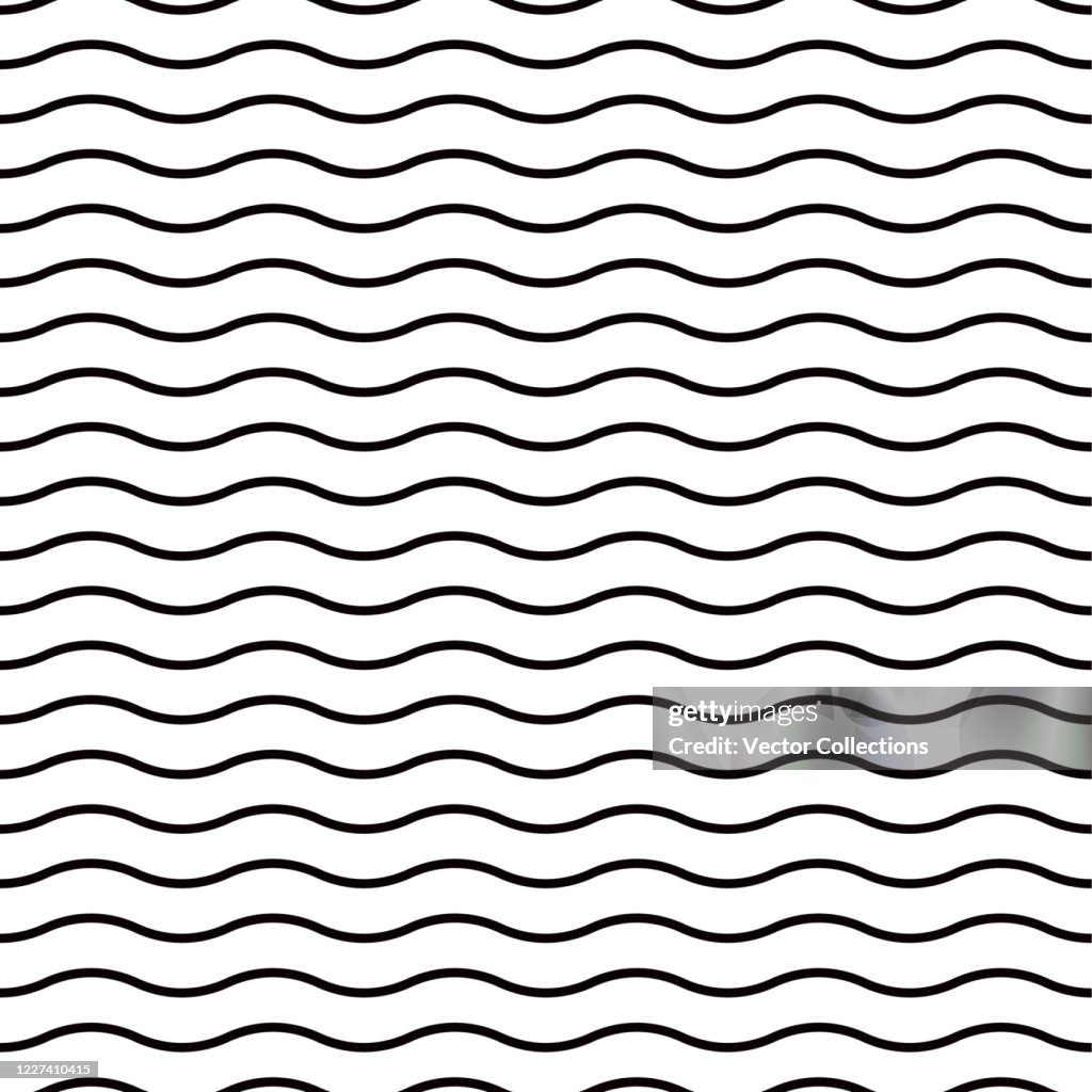 Seamless Wavy Line Pattern