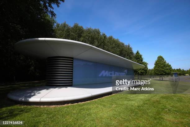General view of the Mclaren F1 Racing team headquarters on May 27, 2020 in Woking, United Kingdom. The British government continues to ease the...