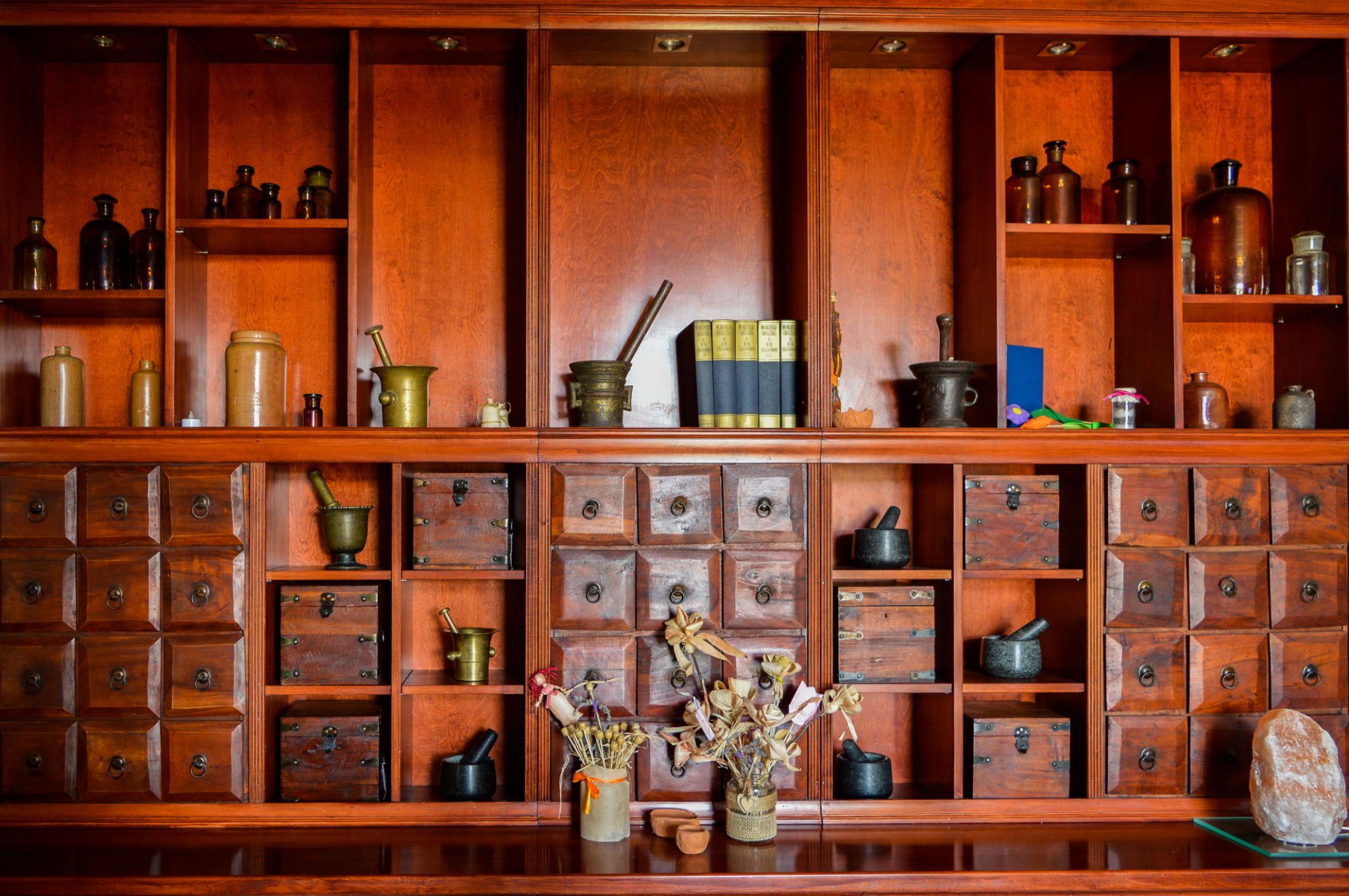 herbal medicine cabinet