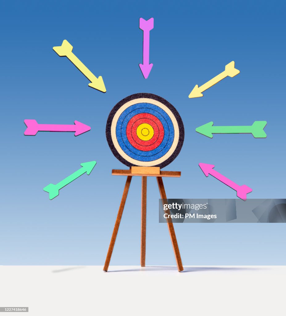 Target Pointed Pointing To The Target High-Res Stock Photo - Getty Images