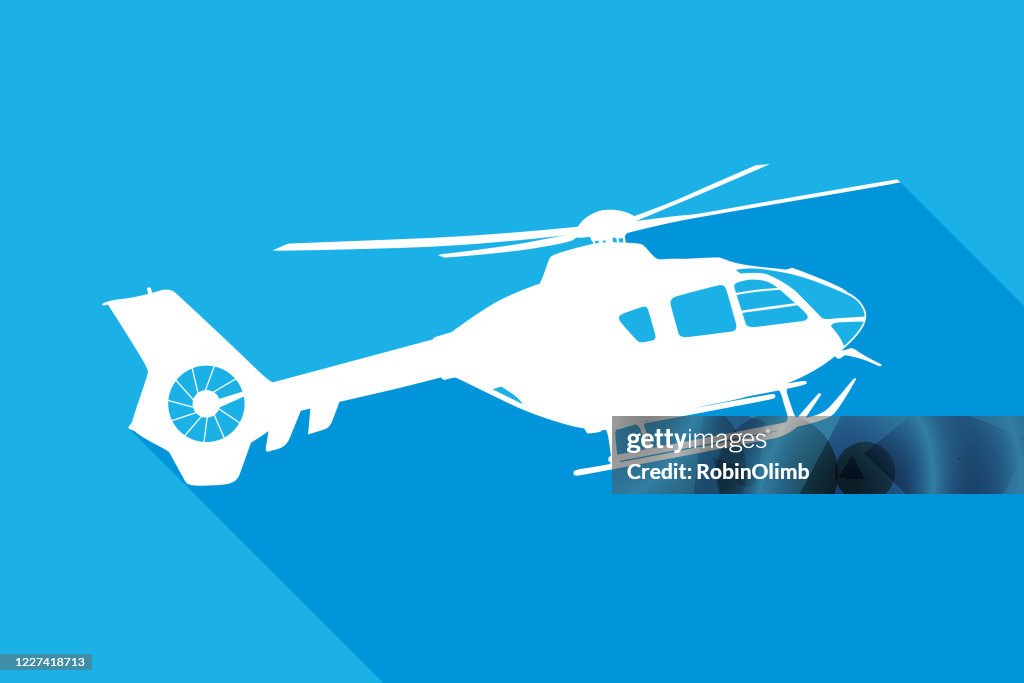 Medizinische Hubschrauber-Ikone