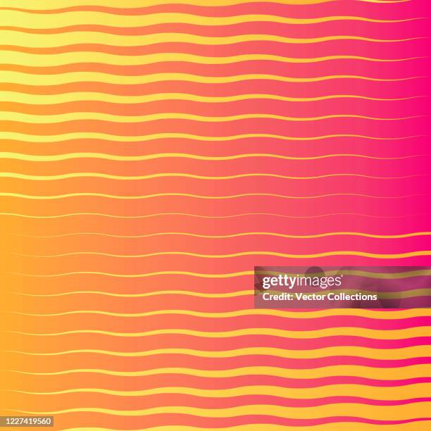 abstract wavy line pattern design - squiggle stock illustrations