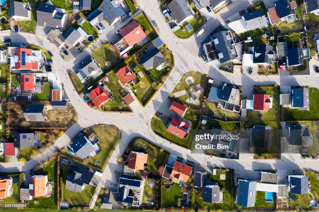 Modern Houses from Above