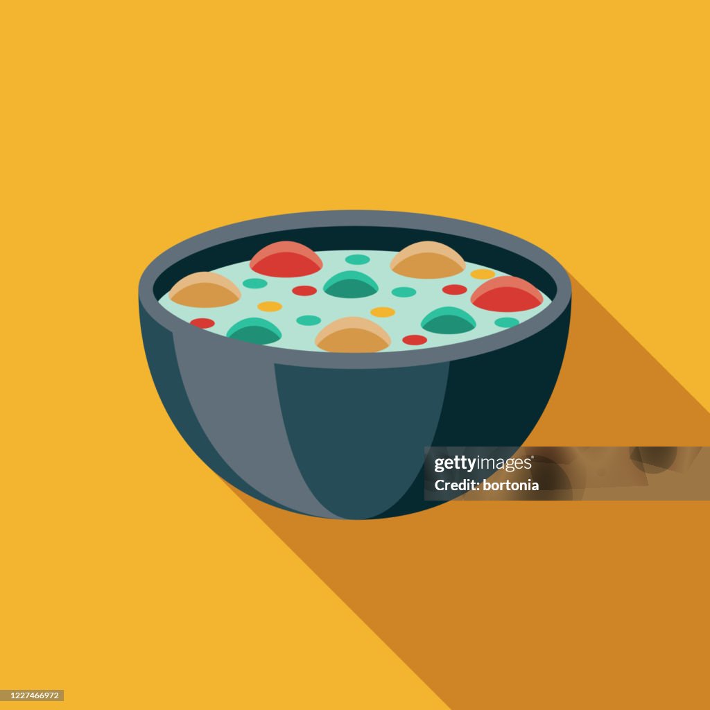 Gaeng Keow Wan Gai Green Curry Thai Food Icon