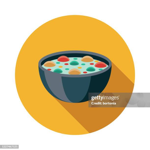 gaeng keow wan gai green curry thai food icon - green curry stock illustrations