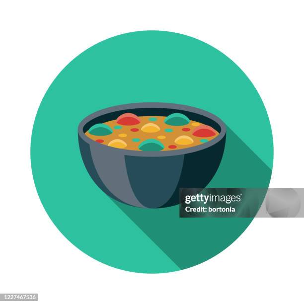 massaman curry thai food icon - coconut milk stock-grafiken, -clipart, -cartoons und -symbole